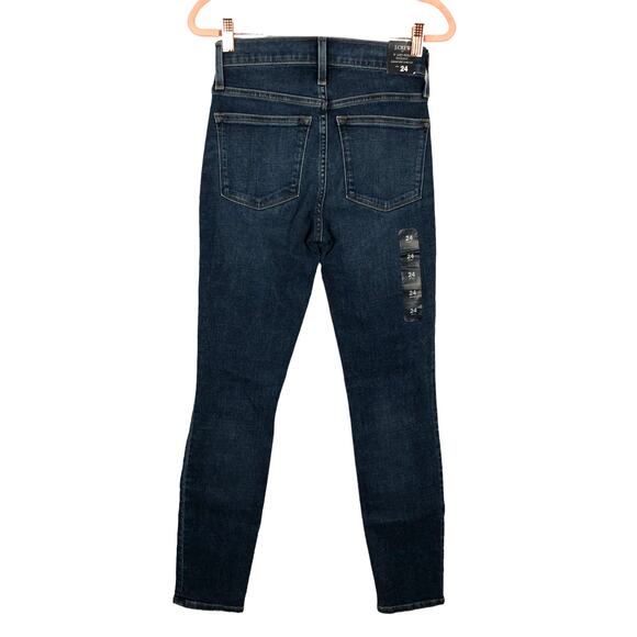 J Crew Factory 9" Mid Rise Skinny Jeans Button Fly Sz 24 NEW - Picture 2 of 10